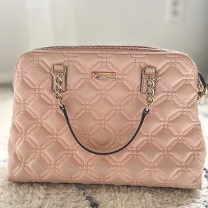 Kate Spade pale pink quilted bag